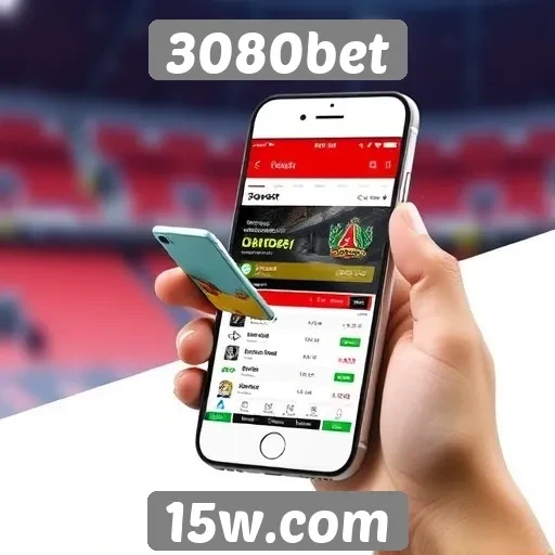 Experiência mobile no site 3080bet